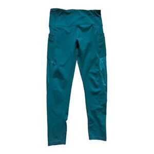 Womens Kimberly C Spruce Green High Waisted Active Workout Leggings - Sz L